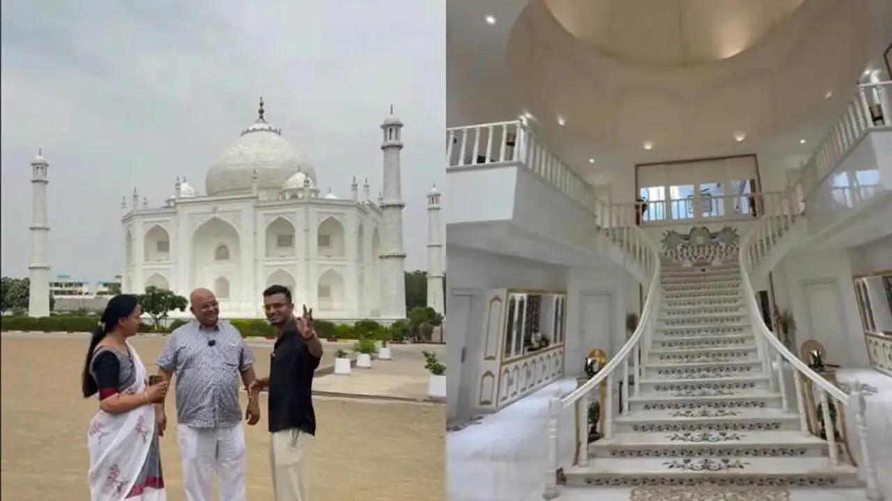 Taj Mahal | మ‌రో షాజ‌హాన్‌.. భార్య కోసం తాజ్‌మ‌హ‌ల్ లాంటి ఇంటిని నిర్మించిన భ‌ర్త‌.. ఆక‌ట్టుకుంటున్న వీడియో