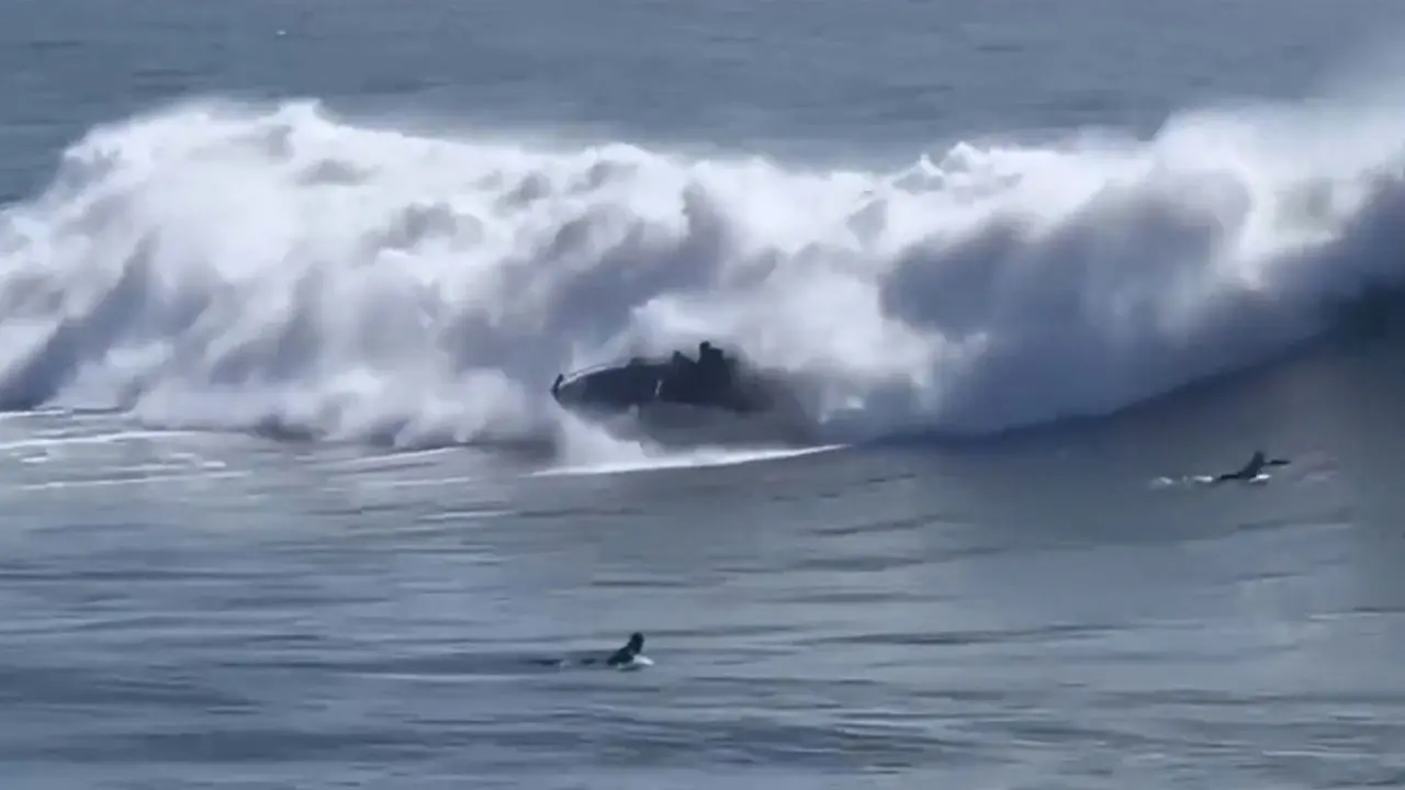 Rogue Waves | స్పీడ్ బోటును మింగేసిన రాకాసి అల‌.. షాకింగ్ వీడియో