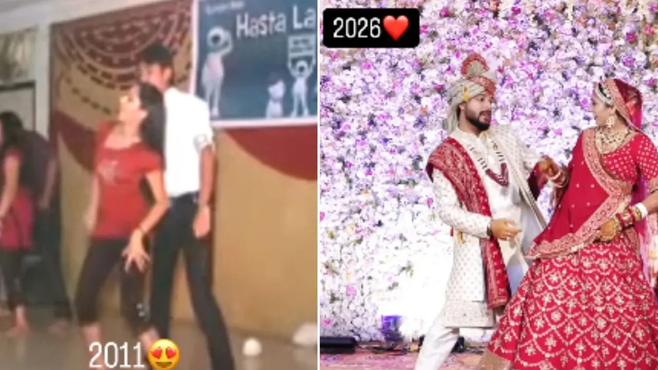 Couple | 2011 కాలేజ్‌లో వేసిన‌ డ్యాన్స్‌ను పెళ్లిలో రిక్రియేట్ చేసిన జంట‌.. హృదయాన్ని హత్తుకునే వీడియో