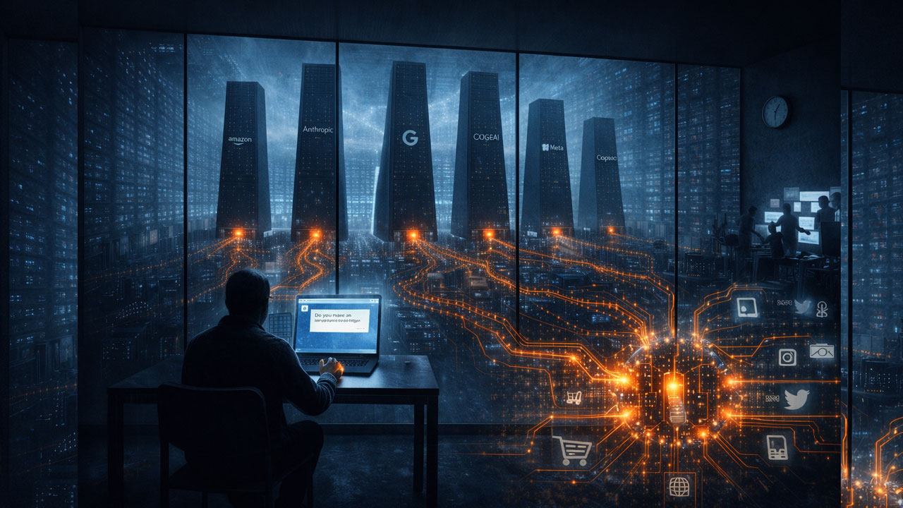 AI Chat Data Training AI-generated image representational purposes only