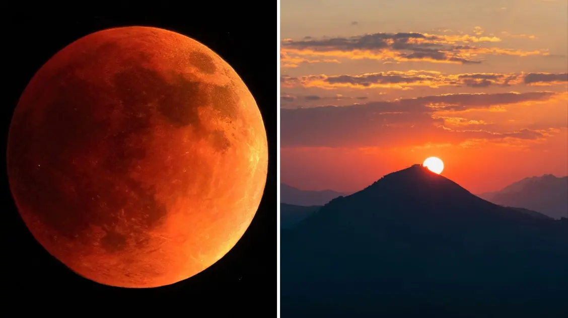 Lunar Eclipse Blood Moon| తెలుగు రాష్ట్రాల్లో చంద్ర గ్రహణం వేళ.. బ్లడ్ మూన్ సీన్ !