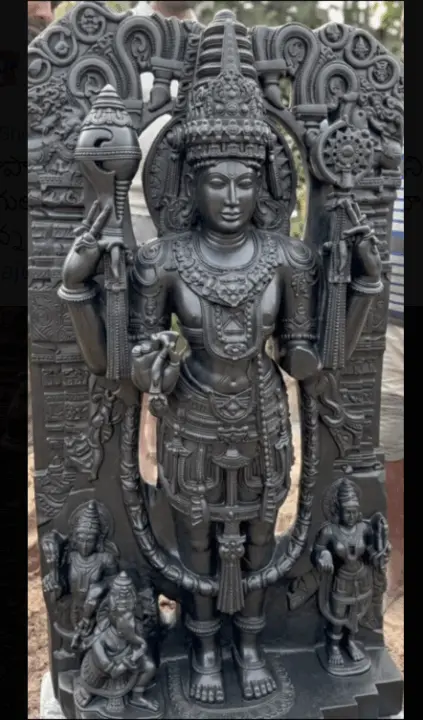 Ancient Vishnu statue| వాగులో బయటపడ్డ 1000 సంవత్సరాల విష్ణు మూర్తి విగ్రహం!