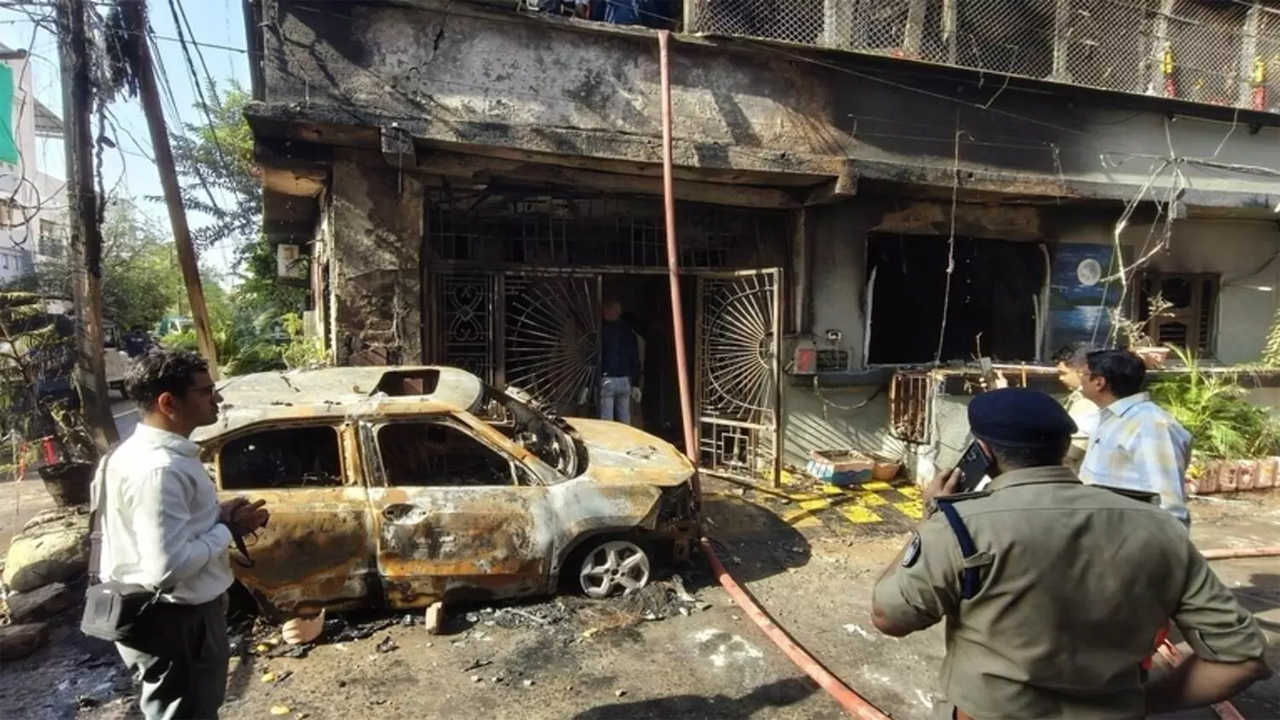 Indore EV charging point blast