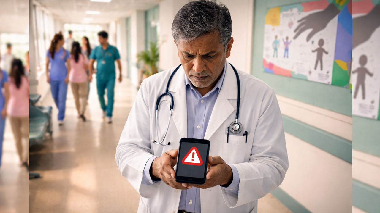 doctors in stress ai image