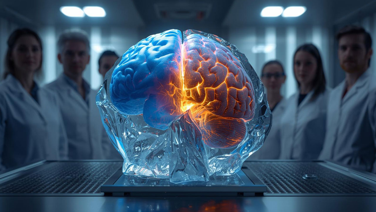 german scientists brain experiment- AI Created Image