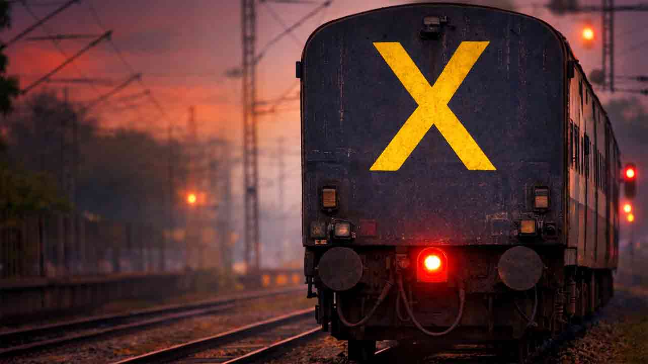 రైలు చివరి బోగీపై 'X' గుర్తు.. చాలామందికి తెలియని భారతీయ రైల్వే సీక్రెట్!