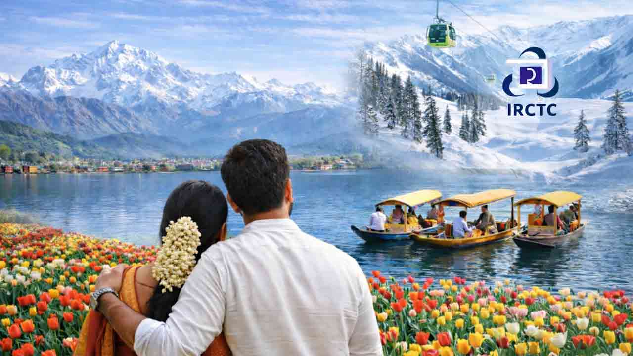 IRCTC Kashmir tour package tulip garden Dal Lake shikara snow mountains Hyderabad package