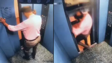 Valsad Lift Accident | లిఫ్ట్ యాక్సిడెంట్.. వామ్మో తృటిలో చావు తప్పింది.. !