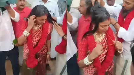 కుటుంబ అభ్యంతరాల మధ్య ముస్లిం బాయ్‌ఫ్రెండ్‌ను పెళ్లాడిన కుంభమేళా మోనాలీసా: కేరళం ఆలయంలో వివాహం