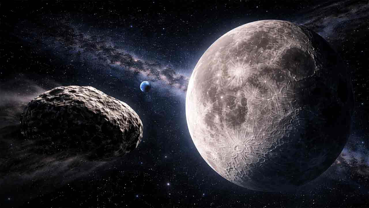 Moon | చందమామ సేఫ్‌.. గ్రహశకలం ఢీకొట్టే అవకాశం లేదని గుడ్‌న్యూస్‌ చెప్పిన నాసా