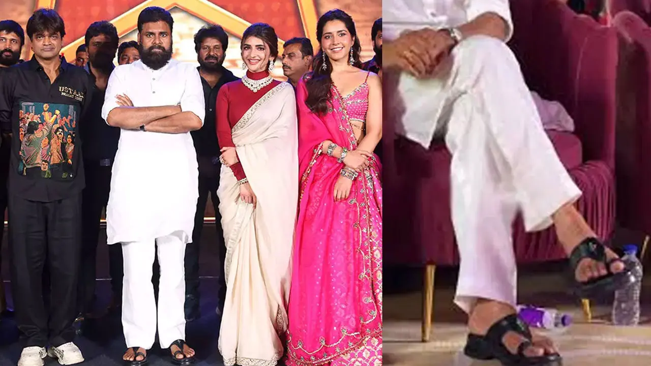 Pawan Kalyan | ప్రీ రిలీజ్ ఈవెంట్‌లో అంద‌రి దృష్టిని ఆక‌ర్షించిన పవన్ కళ్యాణ్ చెప్పులు… ధర ఎంతంటే?
