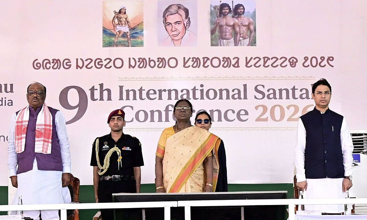 President Droupadi Murmu attends 9th International Santal Conference in North Bengal amid venue change controversy