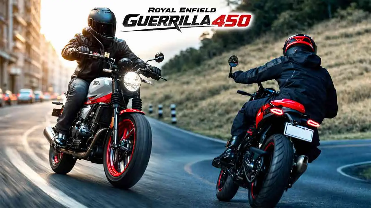 Royal Enfiled Guerilla 450 | రాయల్ ఎన్‌ఫీల్డ్ సరికొత్త గెరిల్లా 450 బైక్‌ లాంచ్.. Apex వేరియంట్‌తో స్పోర్టీ స్టైల్!