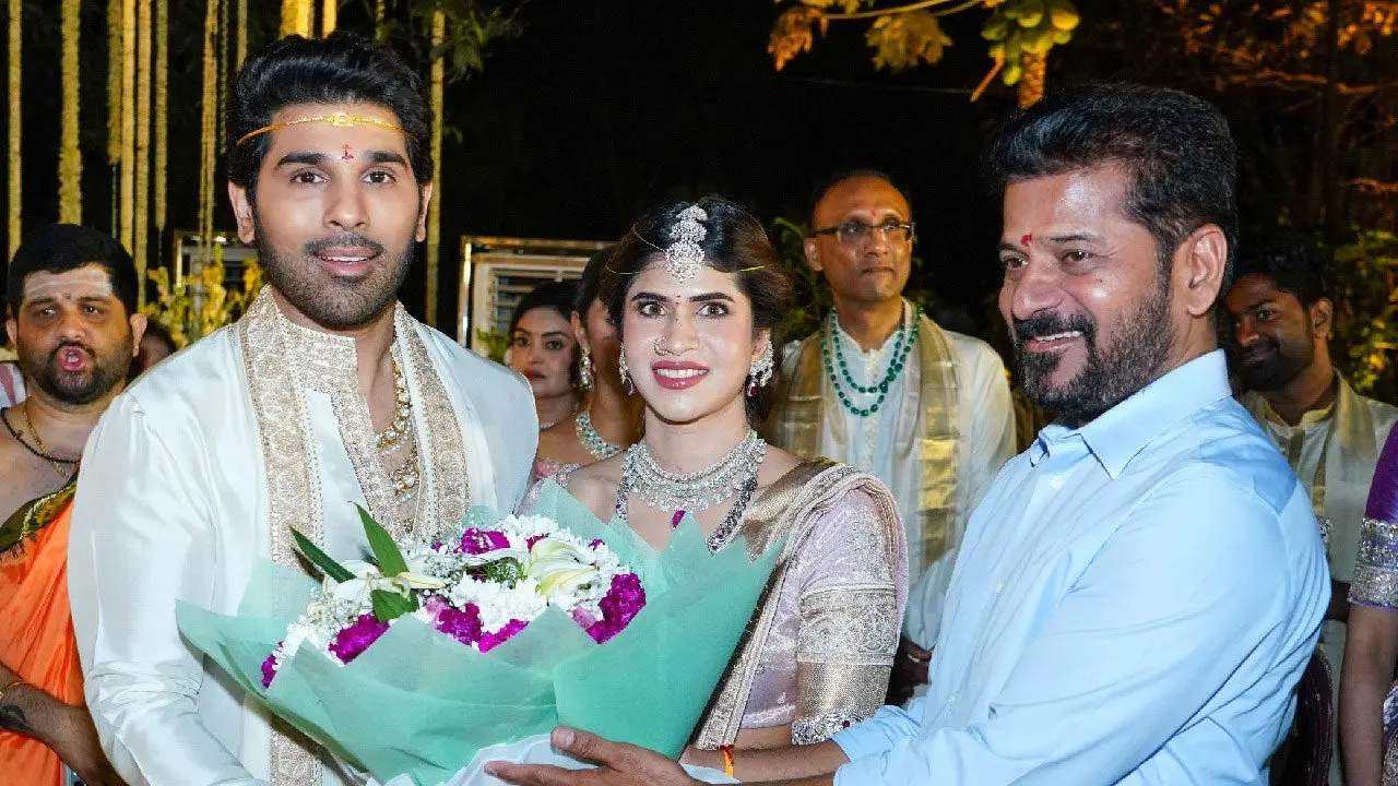 Allu Sirish |  అట్ట‌హాసంగా జ‌రిగిన అల్లు శిరీష్-న‌యనిక వివాహం .. వధూవరులను ఆశీర్వదించిన సీఎం రేవంత్ రెడ్డి