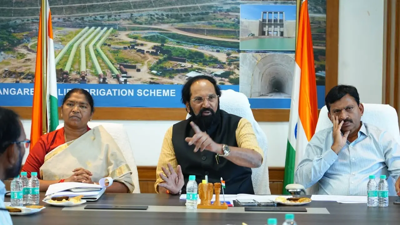 ప్రాధాన్యత వారిగా ఇరిగేషన్ ప్రాజెక్టుల పనులు : మంత్రి ఎన్.ఉత్తమ్ వెల్లడి
