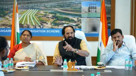 ప్రాధాన్యత వారిగా ఇరిగేషన్ ప్రాజెక్టుల పనులు : మంత్రి ఎన్.ఉత్తమ్ వెల్లడి