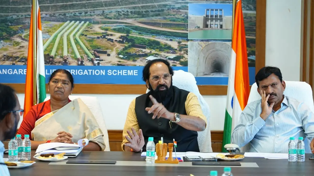 ప్రాధాన్యత వారిగా ఇరిగేషన్ ప్రాజెక్టుల పనులు : మంత్రి ఎన్.ఉత్తమ్ వెల్లడి
