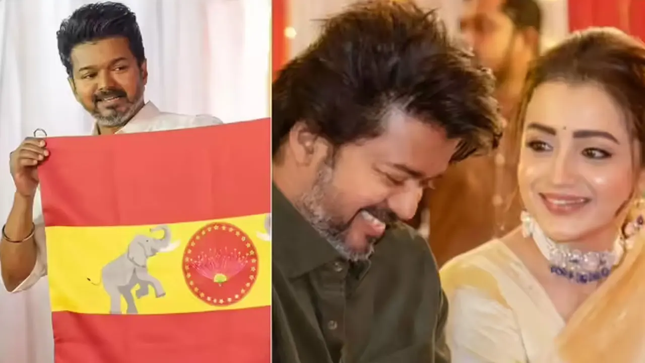 Trisha | విజయ్ విడాకుల వార్తల మధ్య TVK లో త్రిష పేరు.. సోషల్ మీడియాలో వైరల్ అవుతున్న థియరీలు