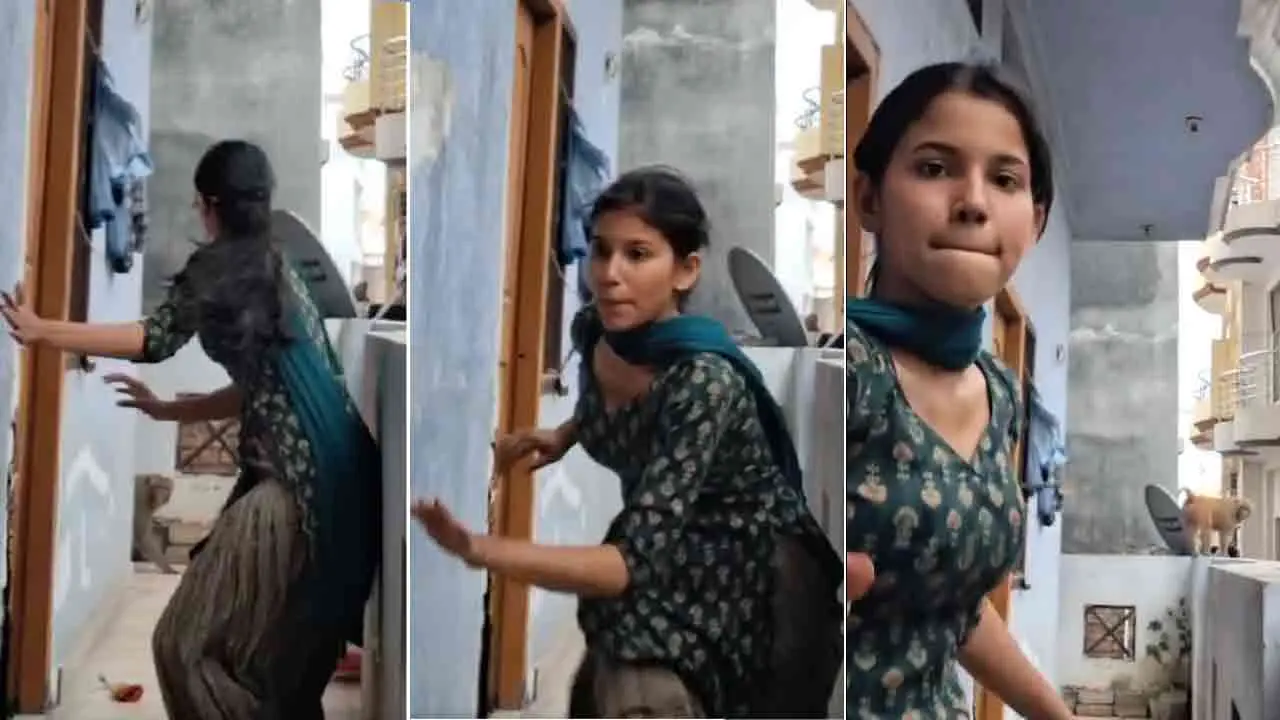 Viral Video | వైరల్ అవ్వాలని రీల్.. యువతికి కోతి ఇచ్చిన షాక్ చూడండి!