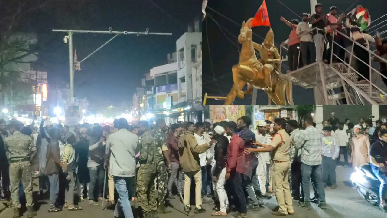 Warangal : క్రికెట్‌ విజయోత్సవంలో  ‘మత’ విద్వేషం.. ఓ మతం జెండా పెట్టిన కొందరు.. అడ్డుకున్న మరో వర్గం