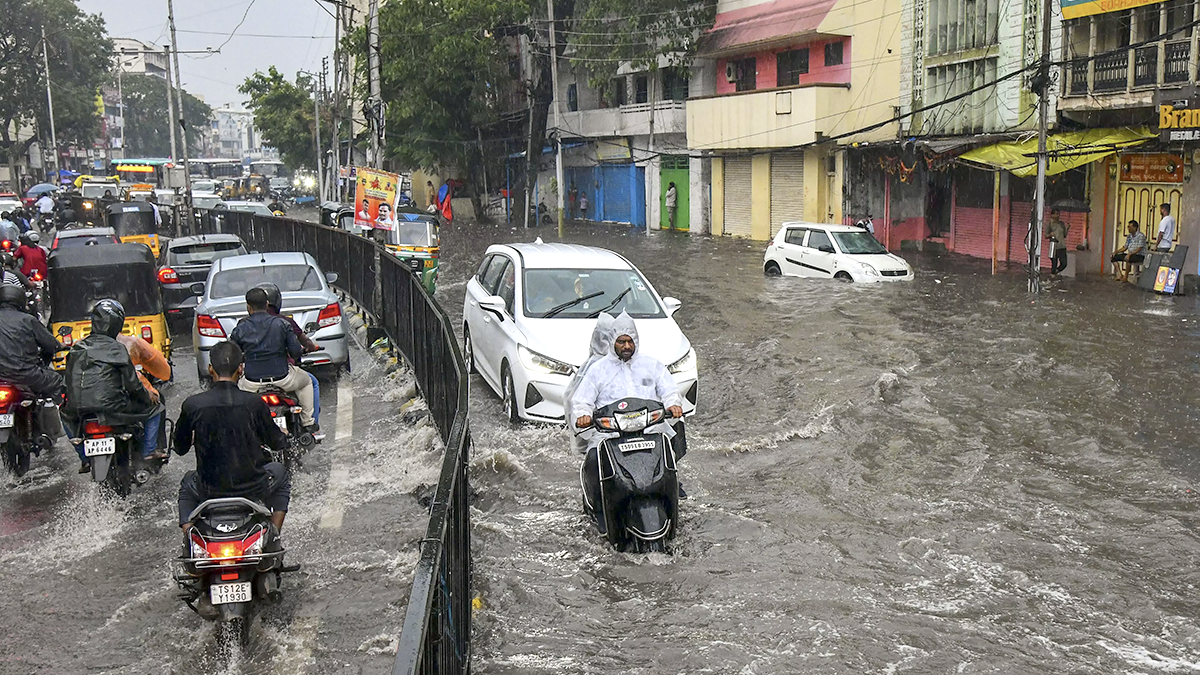 Warangal flooding during last year heavy rains due to lack of proper underground drainage system in the city