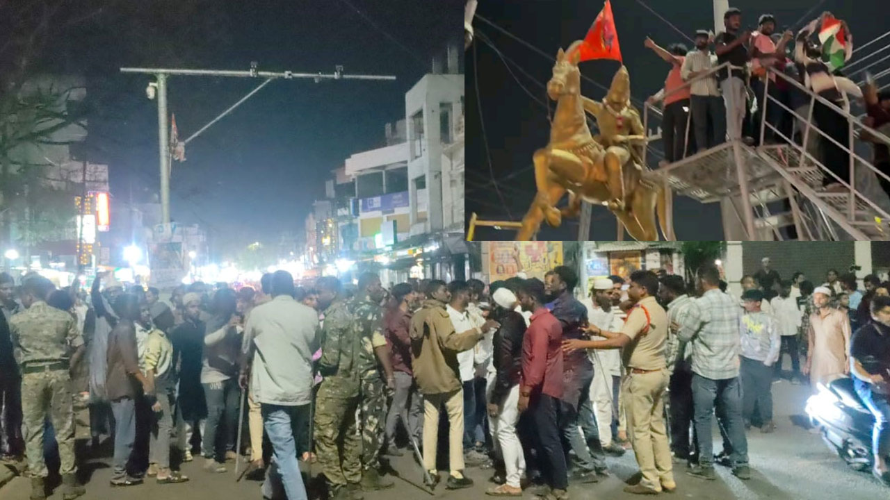 Warangal : క్రికెట్‌ విజయోత్సవంలో  ‘మత’ విద్వేషం.. ఓ మతం జెండా పెట్టిన కొందరు.. అడ్డుకున్న మరో వర్గం