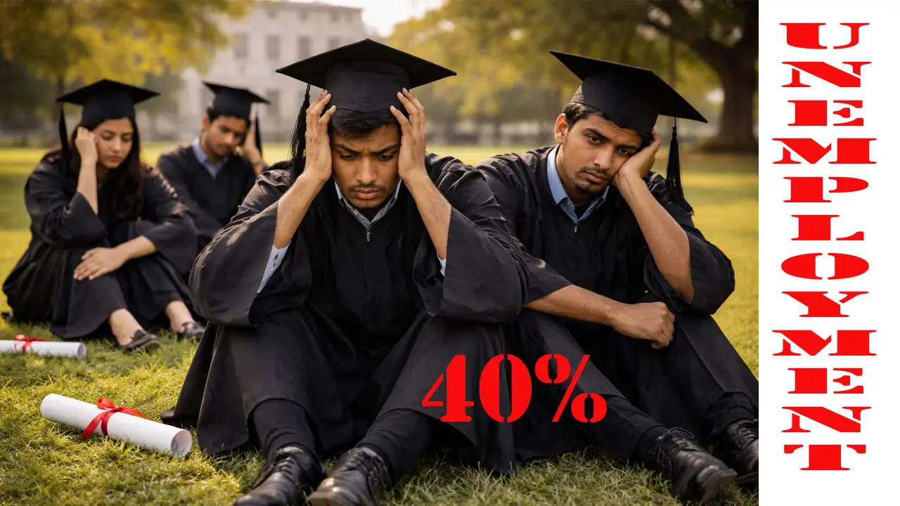 40% Graduates Unemployed| దేశంలో యువ పట్టభద్రుల్లో 40 శాతం నిరుద్యోగులే…