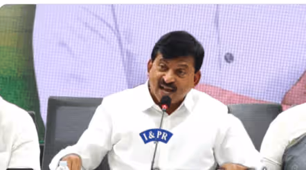 నాదర్ గుల్ భూములపై వాటాలు బీఆర్ఎస్ కు..నిందలు మాపైనా? : మంత్రి పొంగులేటి ఫైర్