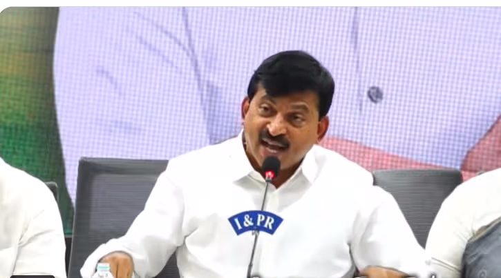 నాదర్ గుల్ భూములపై వాటాలు బీఆర్ఎస్ కు..నిందలు మాపైనా? : మంత్రి పొంగులేటి ఫైర్
