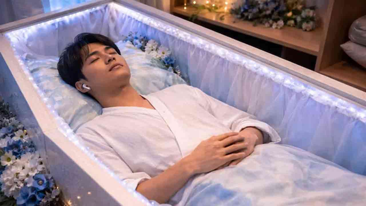 Coffin Sessions | మరణానికి ముందే శవపేటికలో గడుపుతున్న యువత.. ఏంటీ ఈ ట్రెండ్!