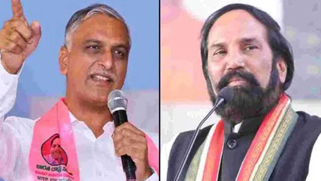 ఇదేం ఆన్, ఆఫ్ పద్దతి ?.. మంత్రి ఉత్తమ్ కు హరీశ్ రావు లేఖ!