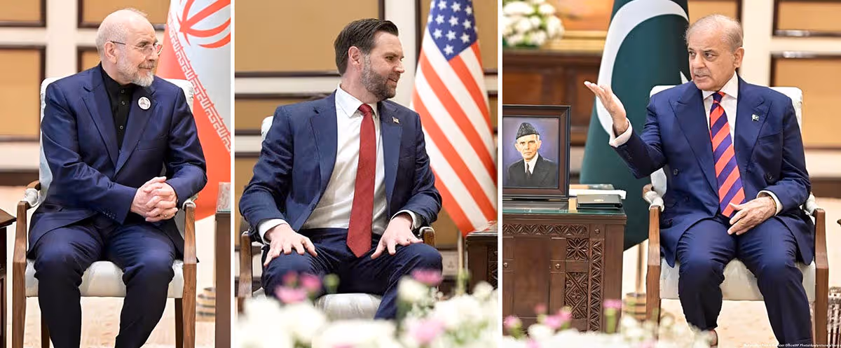 Iran, US and Pakistan leaders during high-level talks in Islamabad