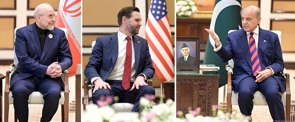 Iran, US and Pakistan leaders during high-level talks in Islamabad
