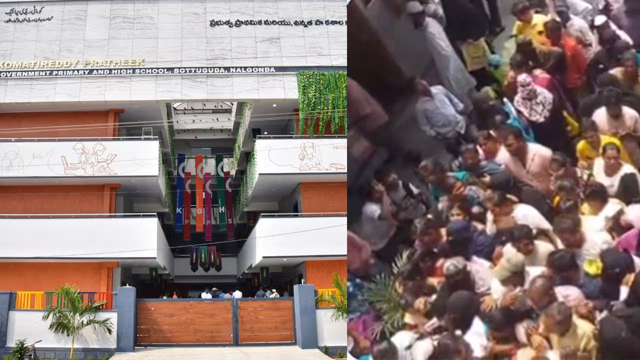 వైరల్ గా.. నల్లగొండ కోమటిరెడ్డి ప్రతీక్ ప్రభుత్వ పాఠశాల!