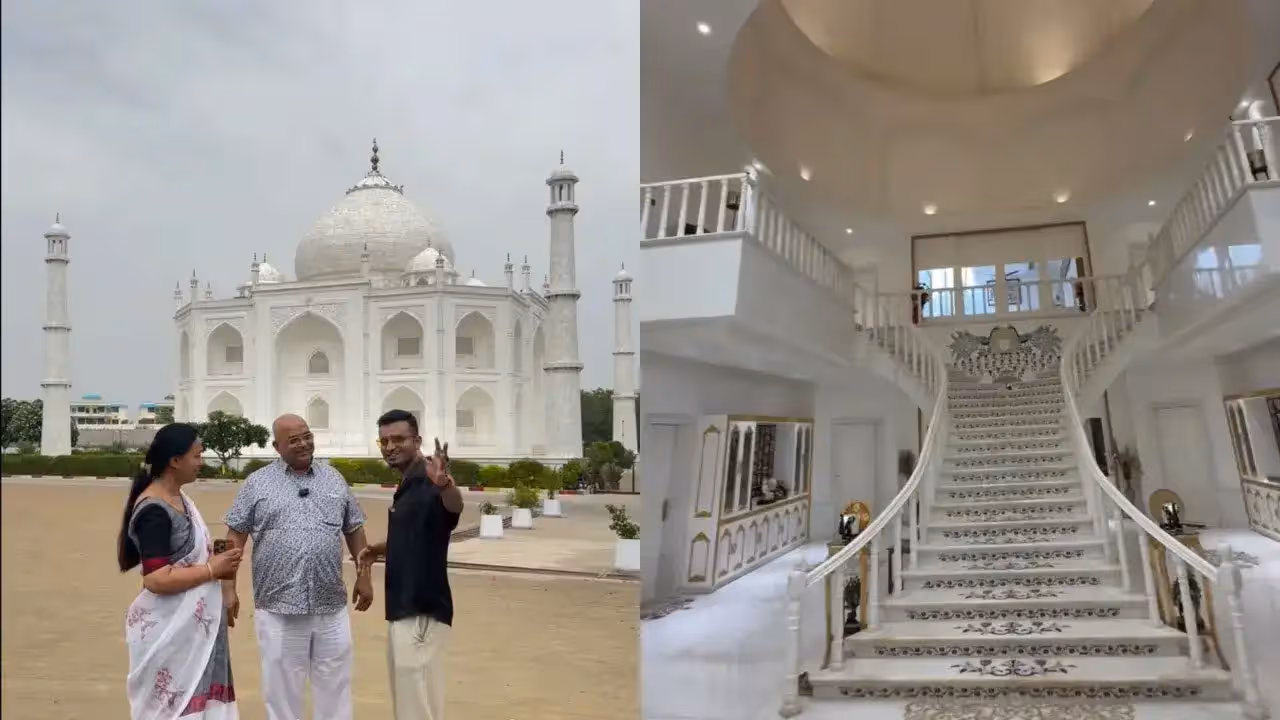 అభినవ షాజహాన్..భార్యకు తాజమహల్ భవనం!