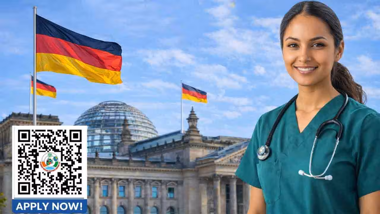 Overseas Nursing Jobs | జర్మనీలో నర్స్ పోస్టులు.. నెలకు 3లక్షల జీతం, ఫ్యామిలీకి డిపెండెంట్ వీసా పొందే గోల్డెన్ ఛాన్స్!