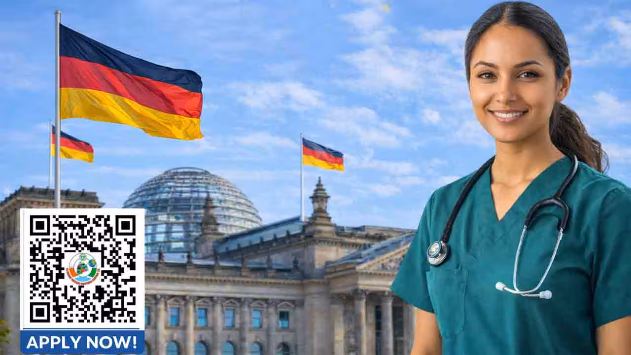 Overseas Nursing Jobs | జర్మనీలో నర్స్ పోస్టులు.. నెలకు 3లక్షల జీతం, ఫ్యామిలీకి డిపెండెంట్ వీసా పొందే గోల్డెన్ ఛాన్స్!