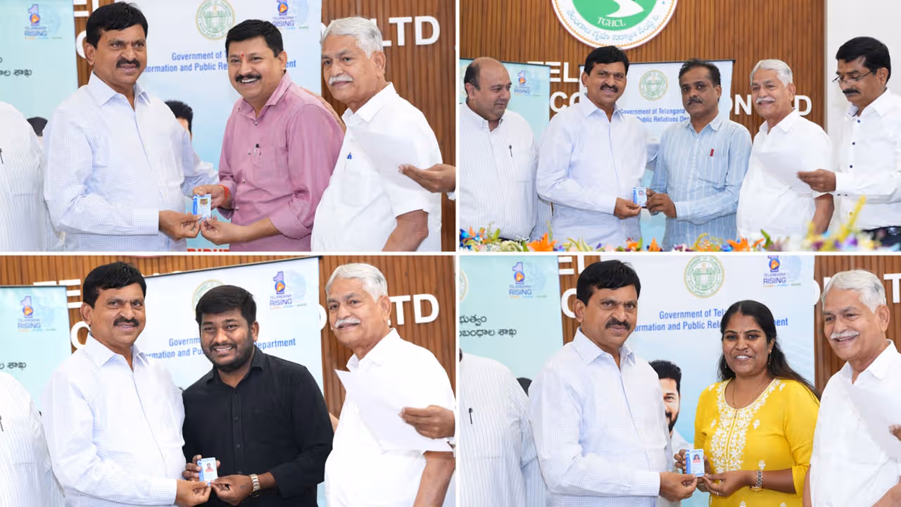 దేశంలోనే అధికంగా తెలంగాణ జర్నలిస్టులకు అక్రిడిటేషన్ కార్డులు: మంత్రి పొంగులేటి