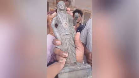 కృష్ణా నదిలో లభ్యమైన శ్రీరాముడి పంచలోహ విగ్రహం