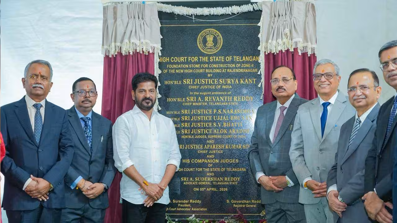 Telangana High Court new building| హైకోర్టు భవన నిర్మాణానికి సీజీఐ శంకుస్థాపన