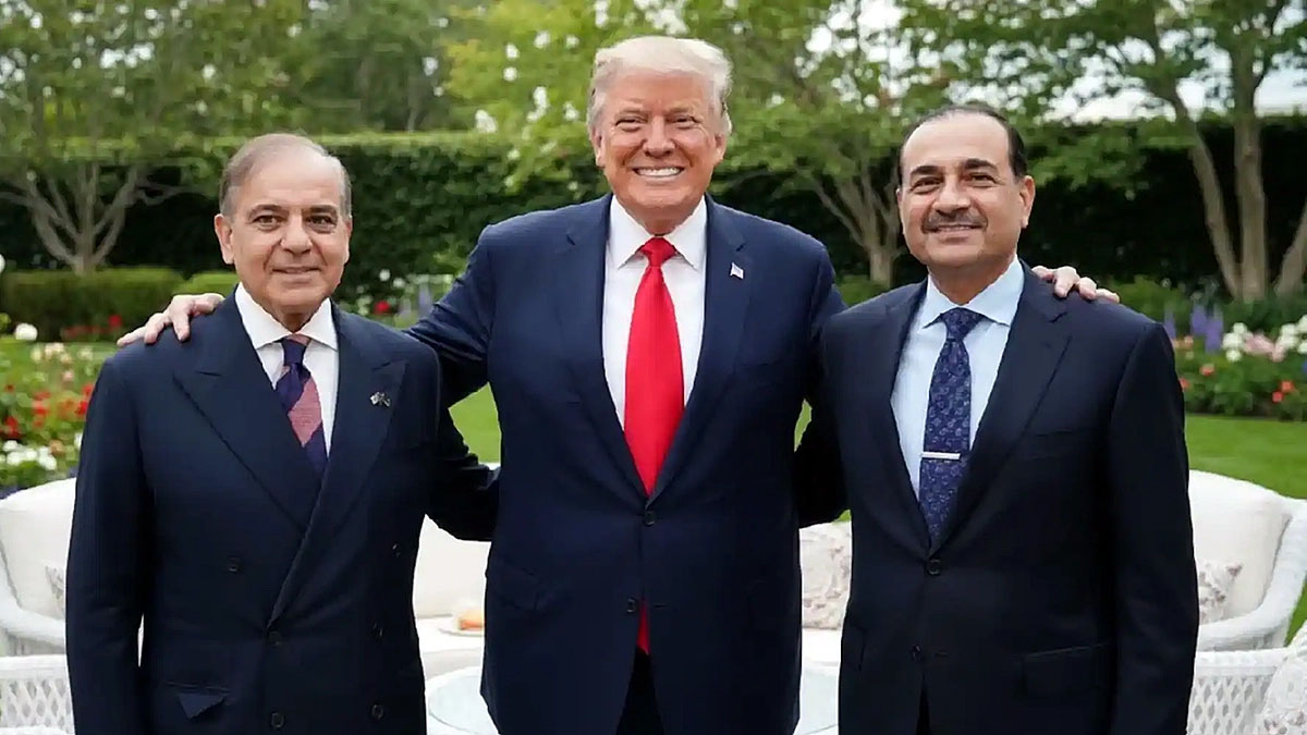 Donald Trump meeting Pakistan leaders Shahbaz Sharif and Asif Munir