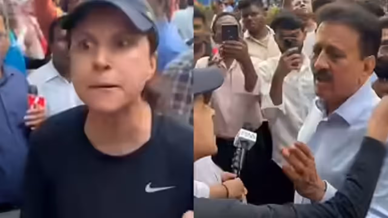 ట్రాఫిక్ జామ్ పై మంత్రిని నిలదీసిన మహిళపై కేసు!