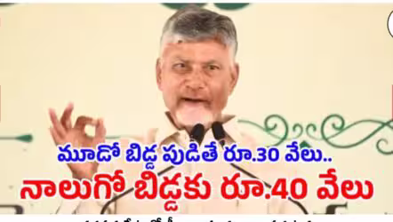 నెట్టింటా..చంద్రబాబు సంతాన పథకంపై ట్రోలింగ్ వార్!