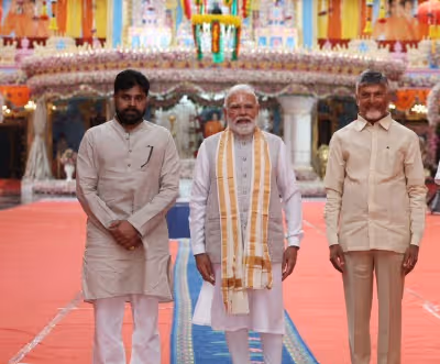 చంద్రబాబు, పవన్ ల నివాసానికి వెళ్లిన ప్రధాని మోదీ