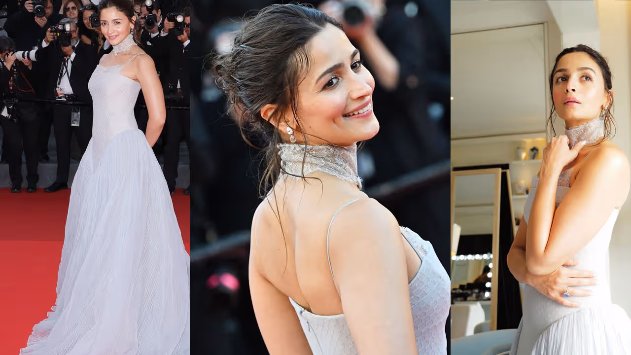 Alia Bhatt | కేన్స్ రెడ్ కార్పెట్‌పై అలియా మ్యాజిక్.. ఐస్ బ్లూ గౌన్‌లో యువరాణిలా మెరిసిన బాలీవుడ్ బ్యూటీ