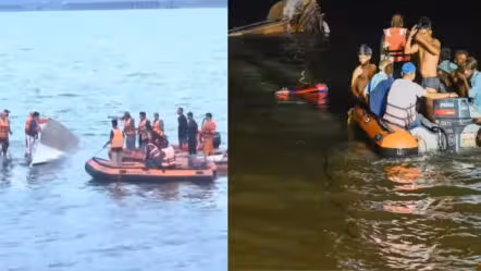 ప్రమాదానికి ముందు ఏం జరిగింది..వైరల్ గా నర్మదా బోటు వీడియోలు