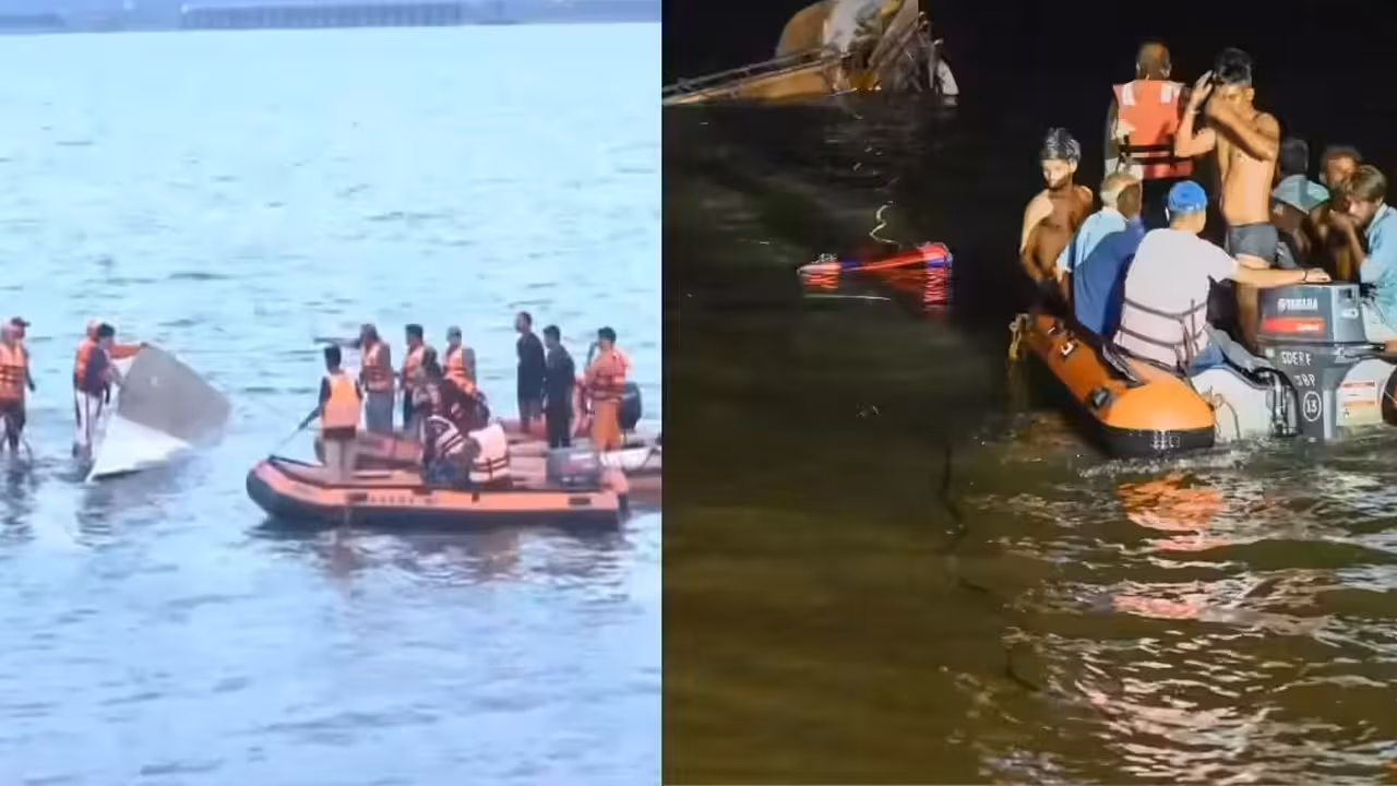 ప్రమాదానికి ముందు ఏం జరిగింది..వైరల్ గా నర్మదా బోటు వీడియోలు