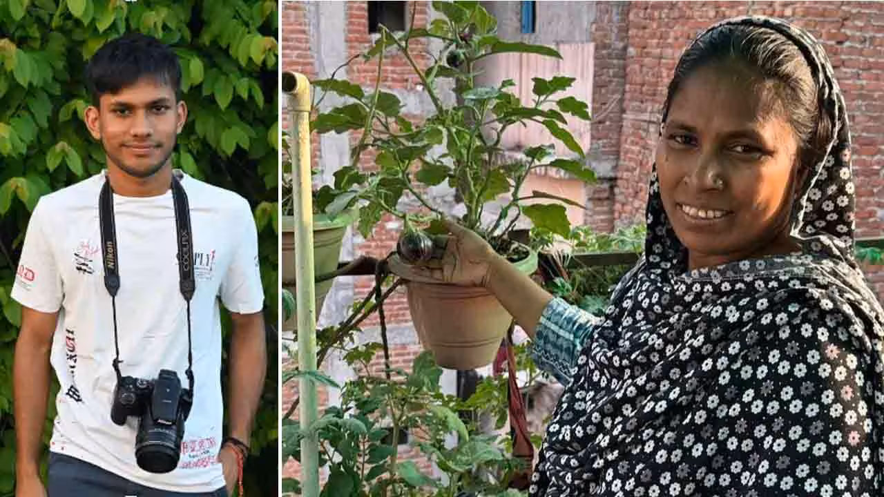 Gardens of Hope | బస్తీ పిల్లల జీవితాలను మార్చిన 17 ఏళ్ల బాలుడు.. 42 మంది తల్లులతో కలిసి ఆర్గానిక్ కిచెన్ గార్డెన్లు!