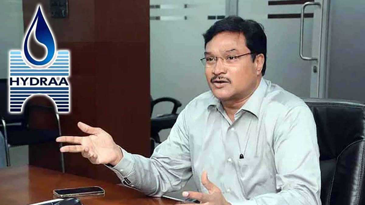 Hydraa Commissioner AV Ranganath on Salkam Cheruvu encroachment issue