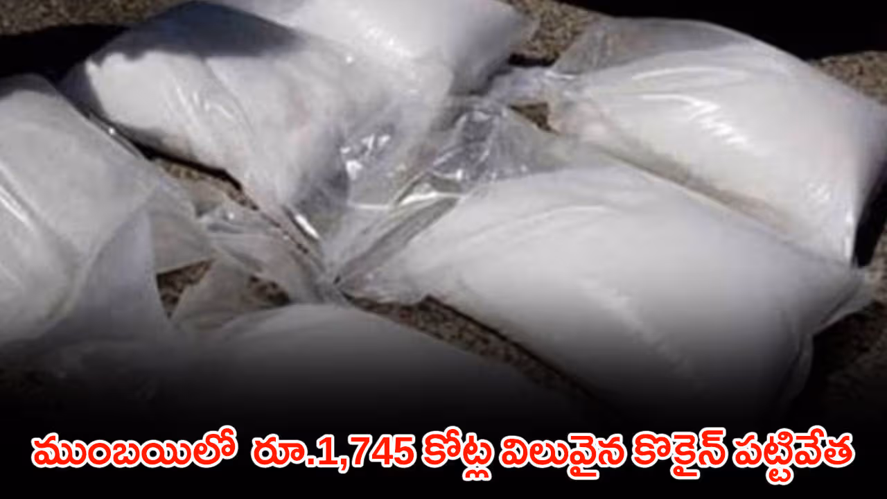 ముంబయిలో  రూ.1,745 కోట్ల విలువైన కొకైన్ పట్టివేత